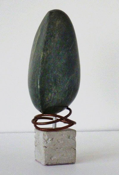 Speckstein Skulpturen von Brigitt Müller aus der Kunstreihe Kopfsteine